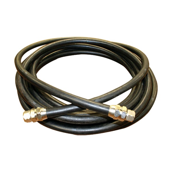 Fluid Hose 3/8" x 50 Ft. Coupled, Black 750 psi